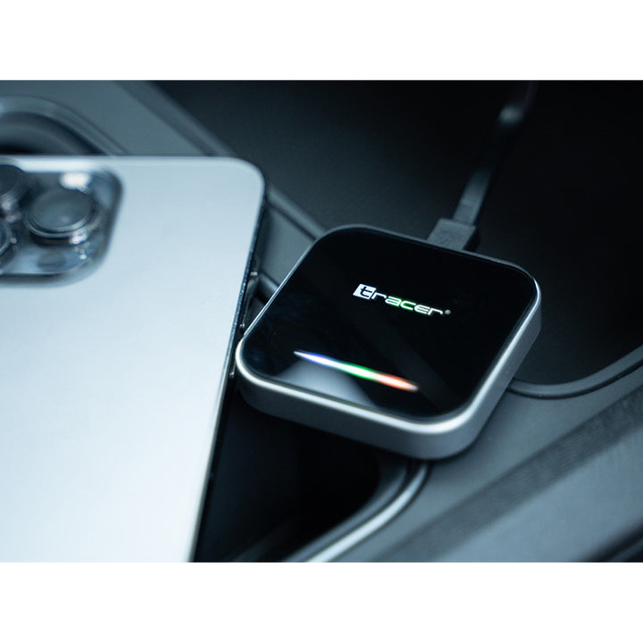 Adaptateur sans fil CarPlay et Android Auto Tracer, WiFi, Bluetooth 5.0, CarLink PRO