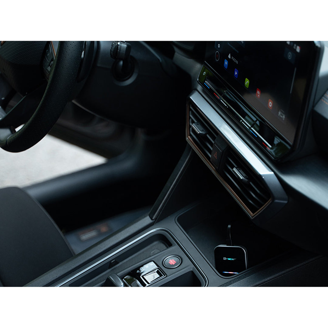 Adaptateur sans fil CarPlay et Android Auto Tracer, WiFi, Bluetooth 5.0, CarLink PRO