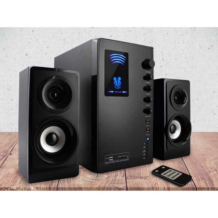 Ensemble d'enceintes 2.1 Tracer, Bluetooth 5.1, puissance totale 35 W, radio FM, télécommande, Tumba BT