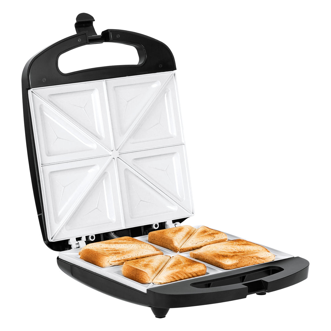 Grille-pain Teesa, plaques en céramique, pour 4 sandwichs, puissance maximale 1500 W, TSA3229B