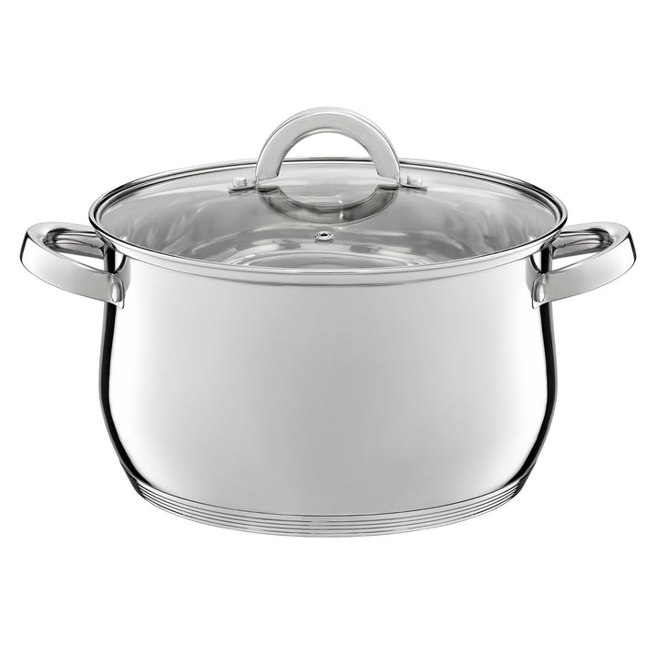 Set de casseroles Ambition, acier inoxydable, 8 pièces, fond épais, Berry