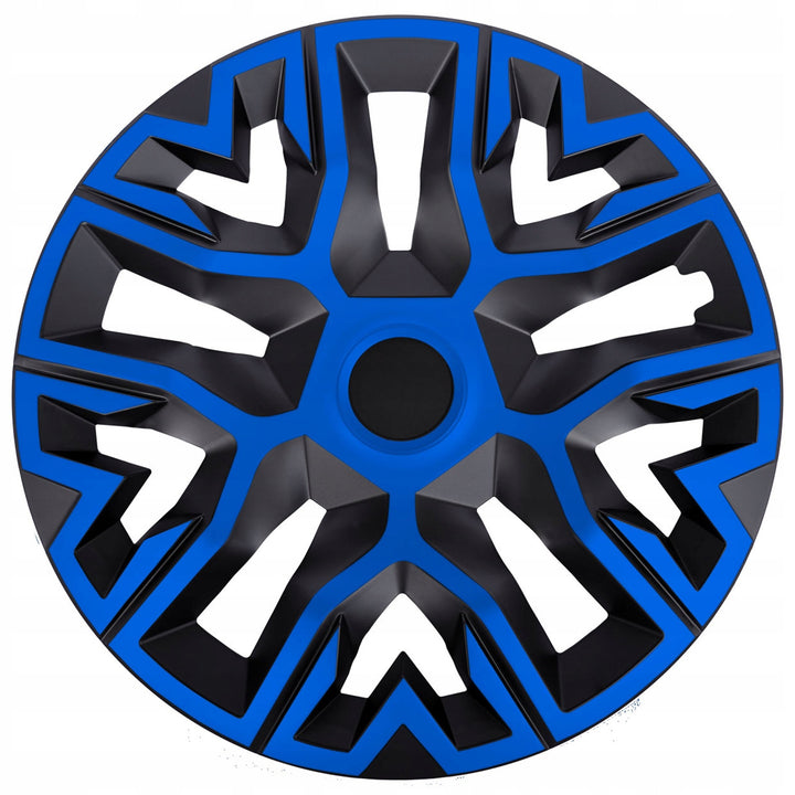 Enjoliveurs universels 14'' NRM The Best Bicolor bleu-noir 4 pièces