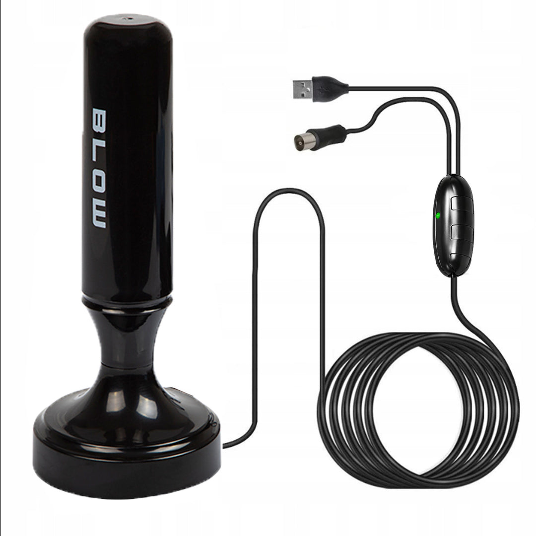 Antenne DVB-T Blow, active interne, gain 28 dB, filtre LTE intégré, réception dans la bande 168-790 MHz, 21-040#