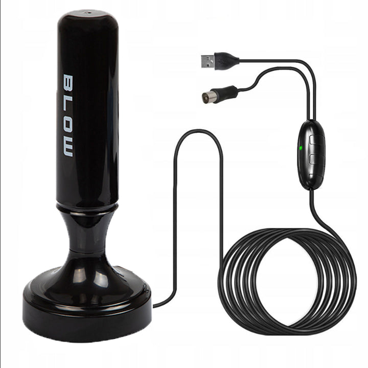 Antenne DVB-T Blow, active interne, gain 28 dB, filtre LTE intégré, réception dans la bande 168-790 MHz, 21-040#