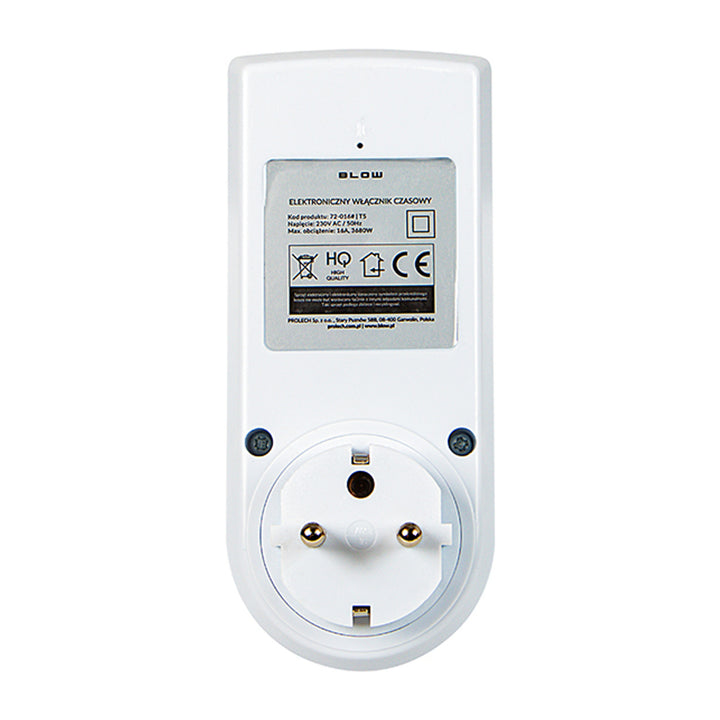 Programmeur numérique Blow, écran LCD, précision +/- 1 minute par mois, 16 combinaisons différentes, 72-016#