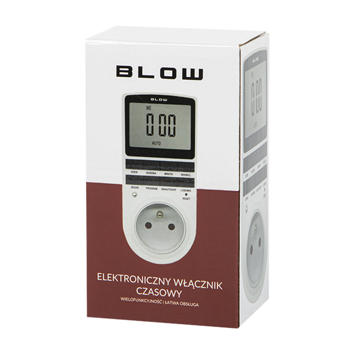 Programmeur numérique Blow, écran LCD, précision +/- 1 minute par mois, 16 combinaisons différentes, 72-016#