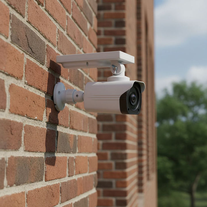 Fausse caméra solaire, LED clignotante, détecteur de mouvement, éclairage LED, autocollant gratuit, SOL1800S, 2 pièces