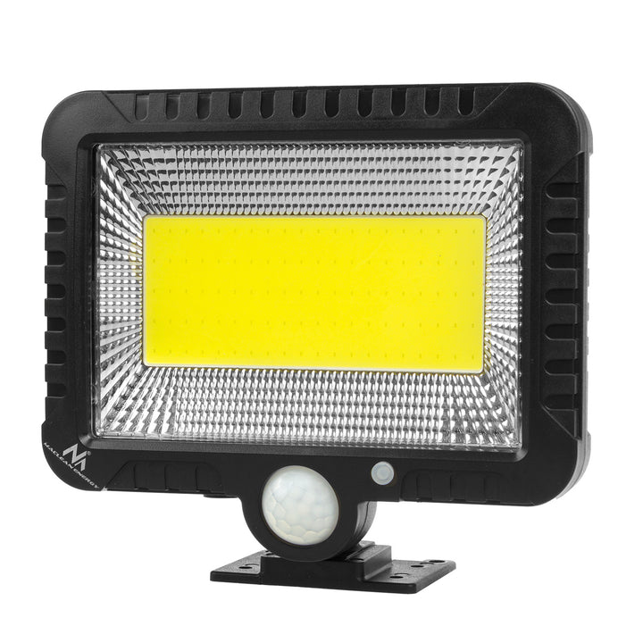 Projecteur solaire LED avec détecteur de mouvement Maclean, IP44, 5 W, 400 lm, 6000 K, batterie lithium 1300 mAh, 5,5 V CC MCE438, 4 pièces