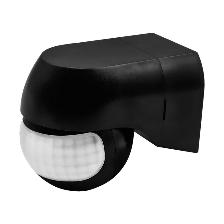 Détecteur de mouvement PIR 12-24 V Maclean, infrarouge, IP44, noir, portée de 12 m, charge max. 60/120 W, MCE623 B