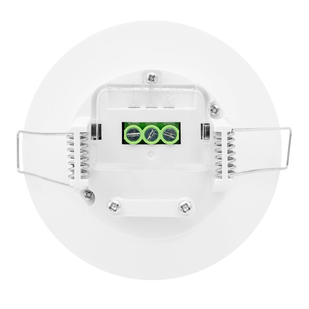 Détecteur de présence PIR Maclean, encastrable, portée 10 x 40 m, 1 000 W/2 000 W, 220-240 V CA, 50/60 Hz, IP54, MCE822