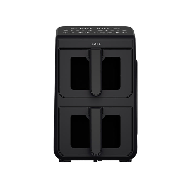 Friteuse sans huile LAFE, air fryer, 2 compartiments 5 L, puissance 2460 W, écran LCD, Dual Fry