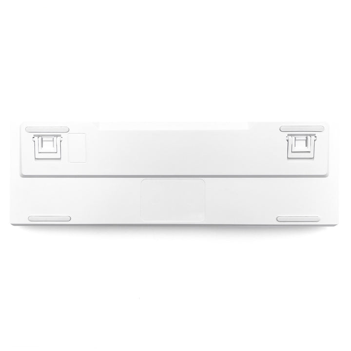 RED CORE MX60 - Clavier mécanique gaming court 60 %, commutateurs mécaniques silencieux RED, rétroéclairage coloré, 68 touches, USB-C. Couleur : blanc/bleu. Mediatech