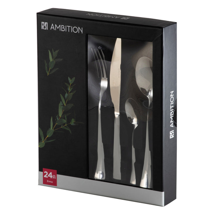 Set de couverts pour 6 personnes AMBITION Enna 24 pièces