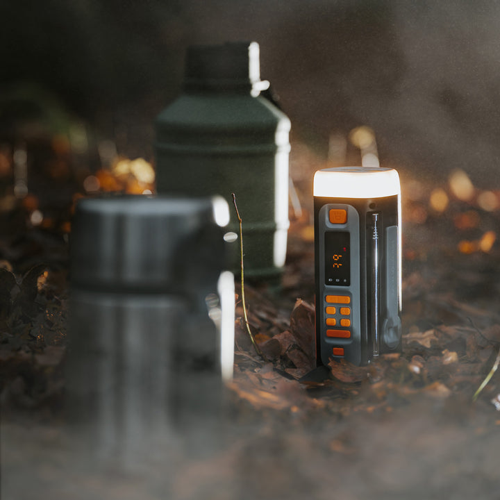 Radio d'urgence Adler, avec panneau solaire, manivelle et batterie externe, Bluetooth 5.0, lampe torche LED 4 W, 4500 mAh, AD 1920
