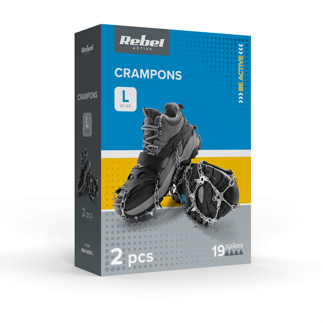 Crampons pour chaussures de randonnée Rebel Active, taille L 41-44