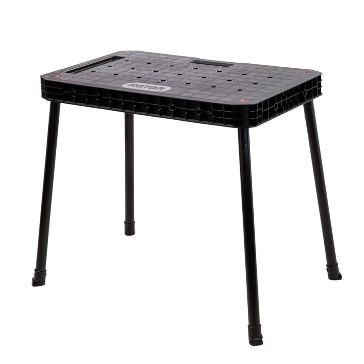 Table d'atelier Keter Ultimate, pliable, capacité de charge jusqu'à 453 kg, montage en 30 secondes, grand espace de travail avec trous de 3/4 pouce, portable, 262936
