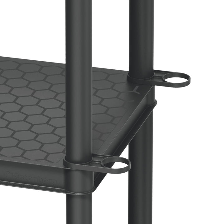Étagère Stackaro Solid 75 Kistenberg, charge maximale totale 220 kg, 5 étagères, montage mural, KSS75L5HD-S411