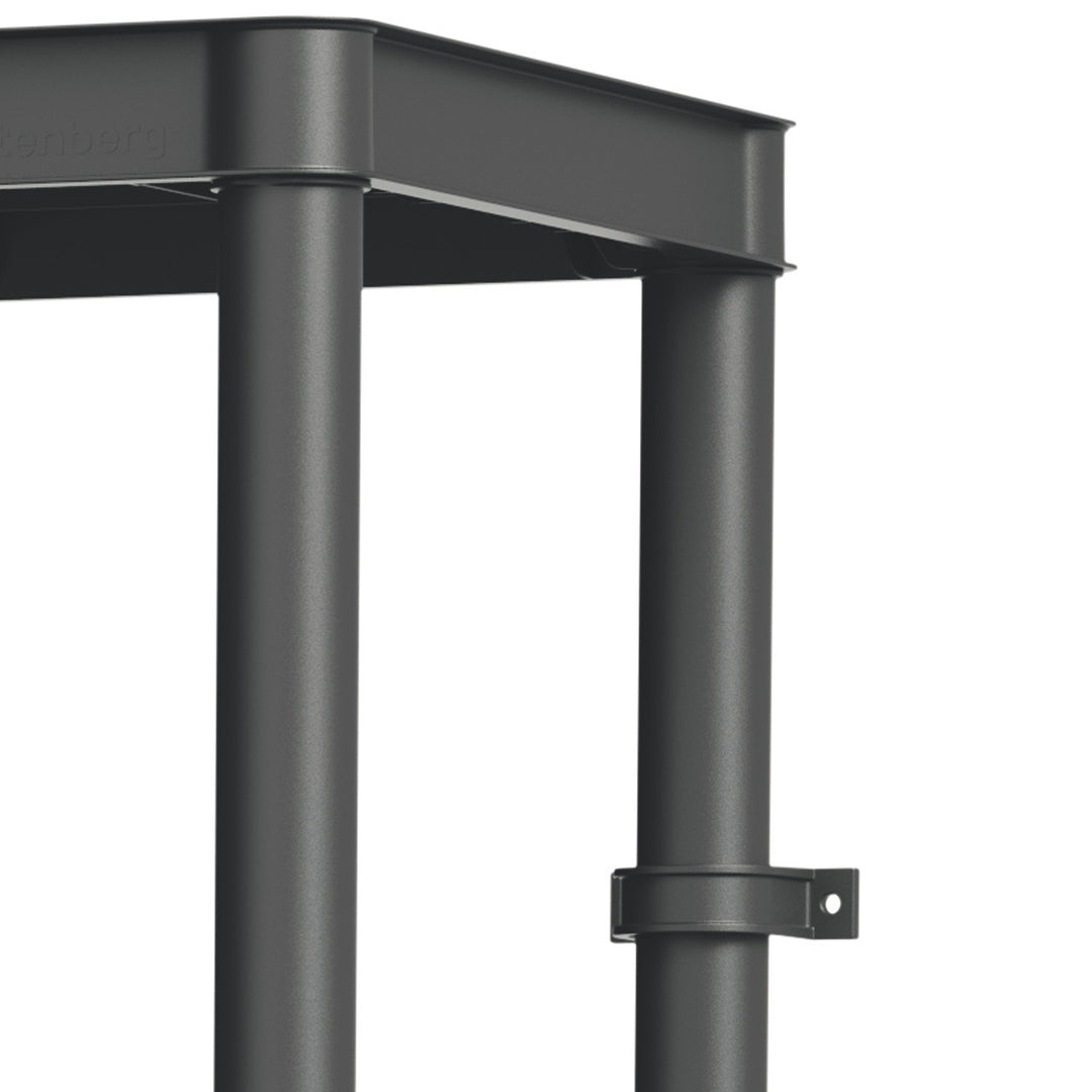 Étagère Stackaro Solid 75 Kistenberg, charge maximale totale 220 kg, 5 étagères, montage mural, KSS75L5HD-S411