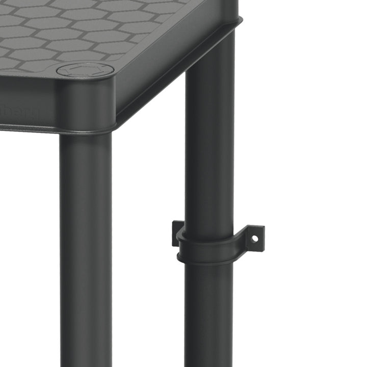 Étagère Stackaro Solid 75 Kistenberg, charge maximale totale 220 kg, 5 étagères, montage mural, KSS75L5HD-S411