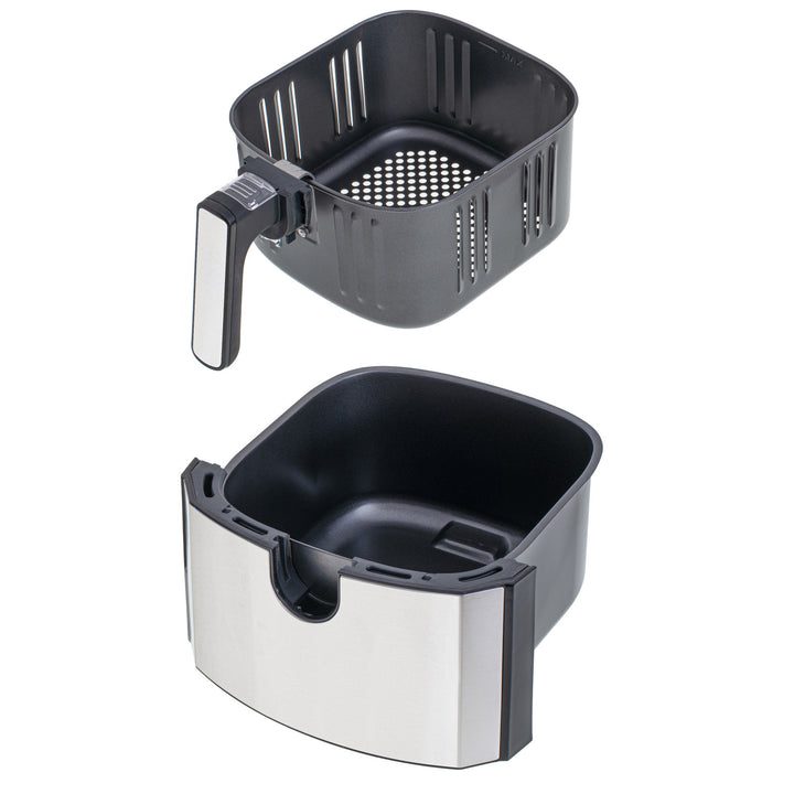 Friteuse sans huile, 9 programmes, 5,0 L, Airfryer, Camry CR 6311 + cartouches en papier pour friteuse, 16 cm, biodégradables, 100 pièces