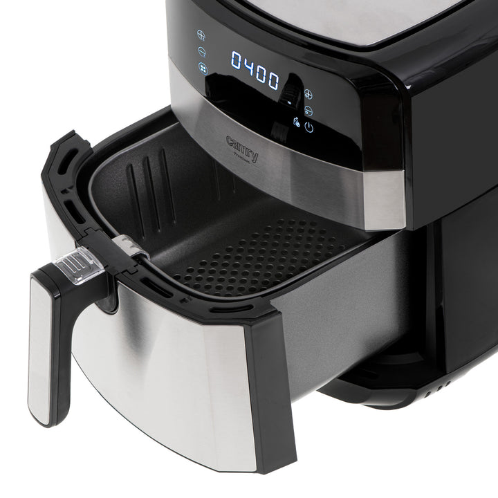 Friteuse sans huile, 9 programmes, 5,0 L, Airfryer, Camry CR 6311 + cartouches en papier pour friteuse, 16 cm, biodégradables, 100 pièces