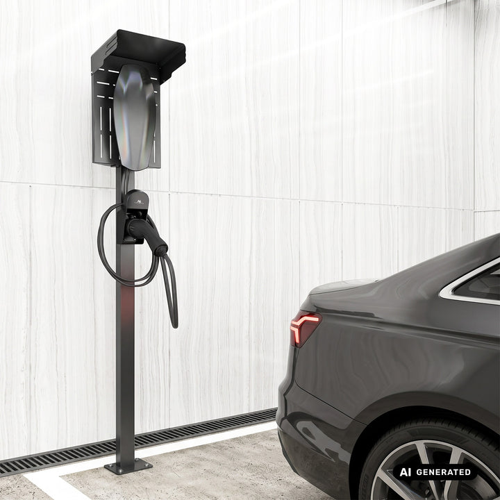 Support mural pour câble et prise de chargeur EV Maclean, universel, type 2, charge maximale 10 kg, MC-901