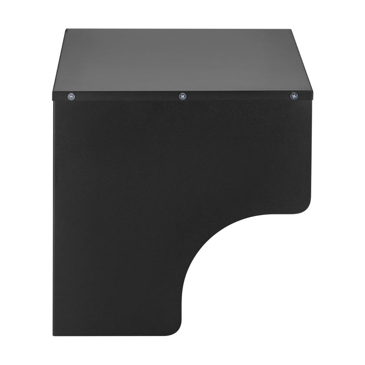 Capot / couvercle pour borne de recharge EV Maclean, en acier inoxydable, dimensions 28 x 32,5 x 44 cm, MC-902