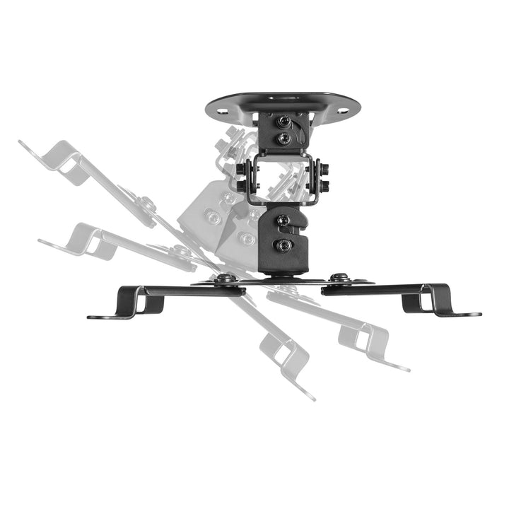 Support / suspension au plafond pour projecteur Maclean, 54~320 mm, jusqu'à 13,5 kg, rotation à 360 degrés MC-200 B