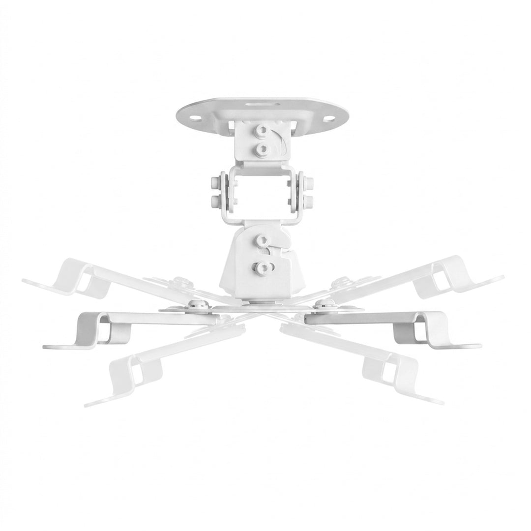 Support / suspension au plafond pour projecteur Maclean, 54 à 320 mm, jusqu'à 13,5 kg, rotation à 360 degrés MC-200 W