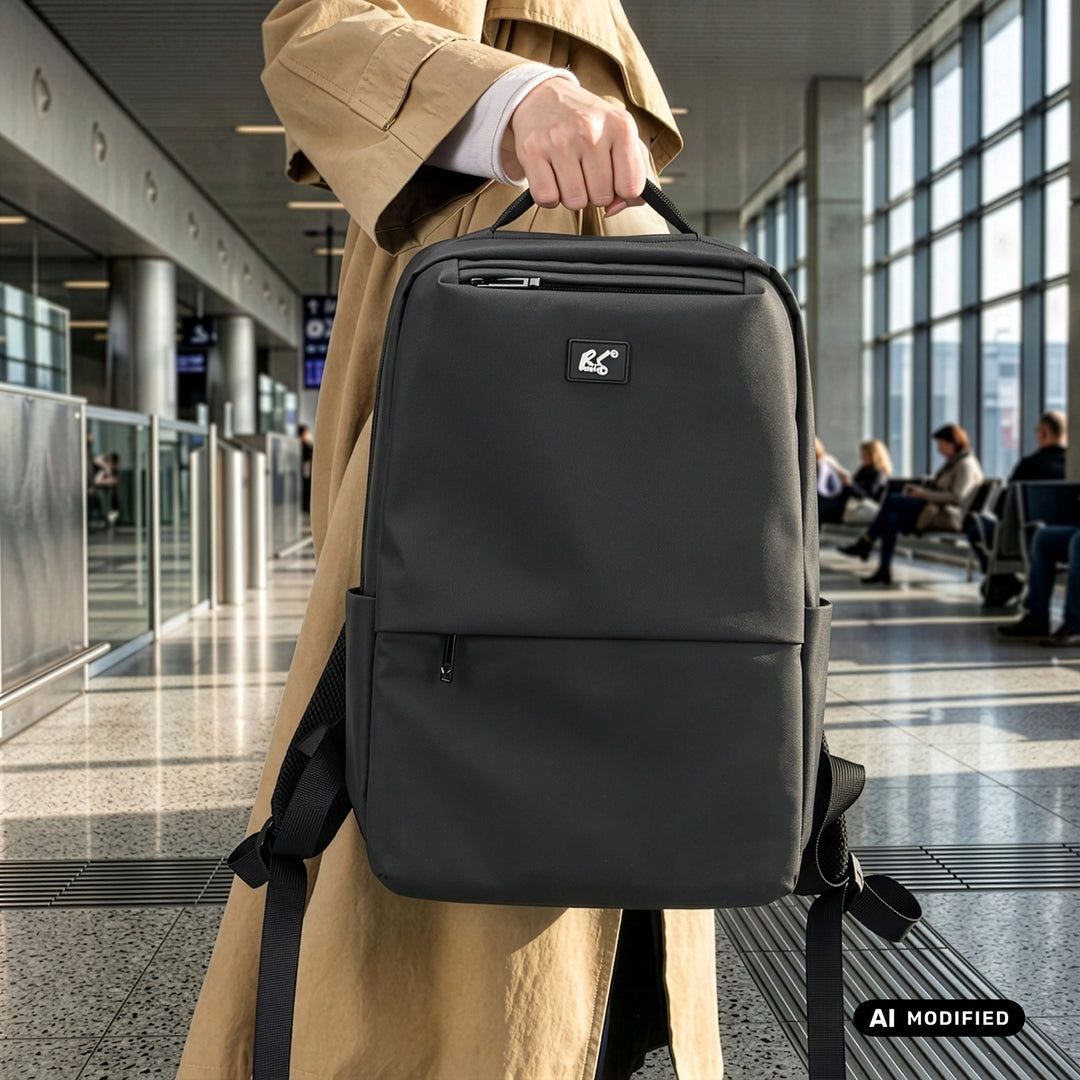 Sac à dos pour ordinateur portable NanoRS, 15,6 pouces, noir, 41 x 29 x 4, imperméable RS202 B