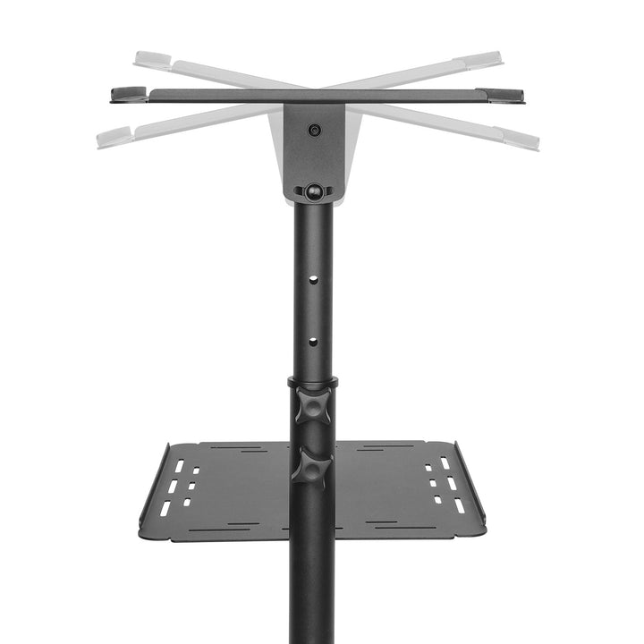 Tablette mobile réglable Maclean pour projecteur/ordinateur portable, en acier, charge max. 10 kg, MC-207
