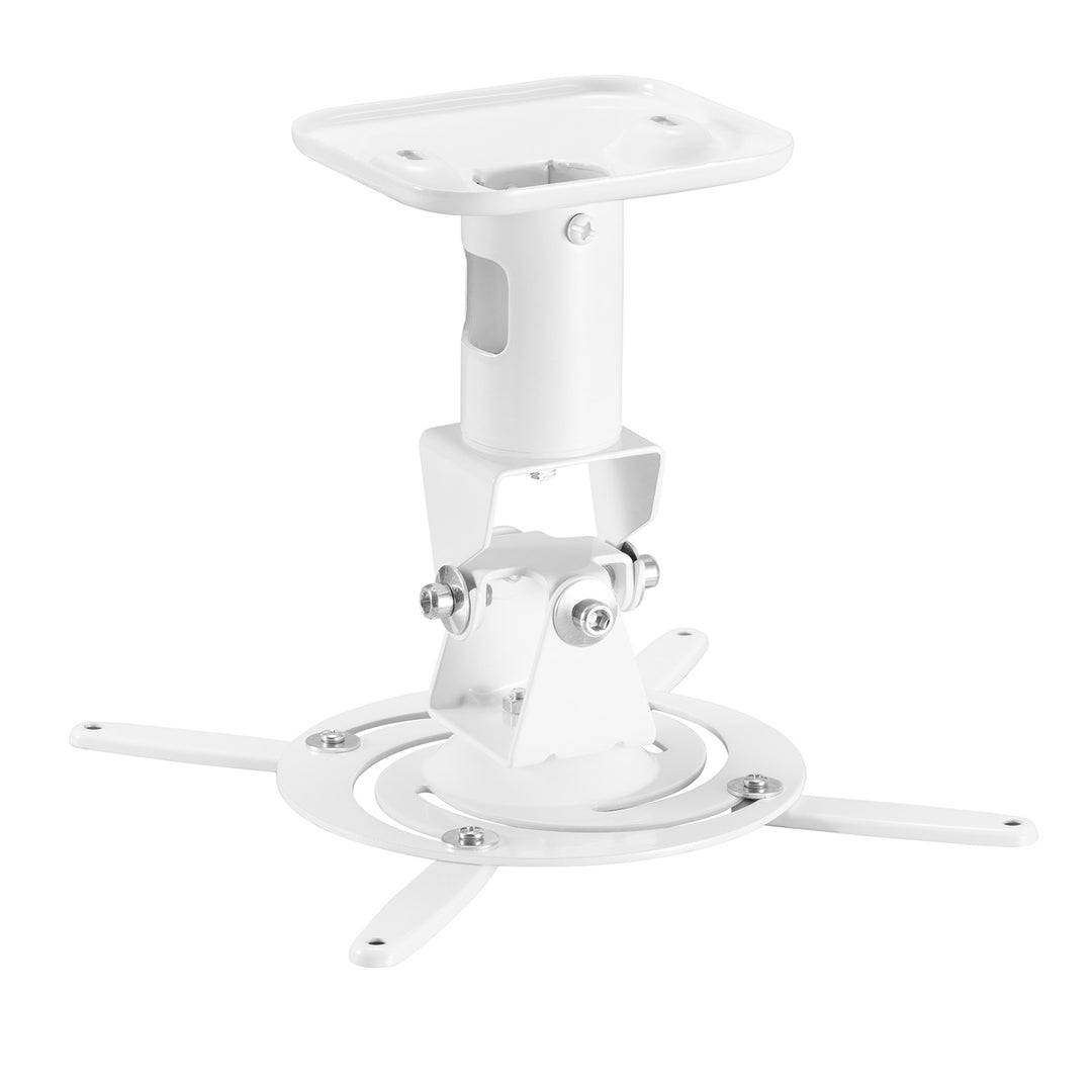 Support / suspension au plafond pour projecteur Maclean, en acier, 180 à 310 mm, jusqu'à 15 kg, MC-208 W