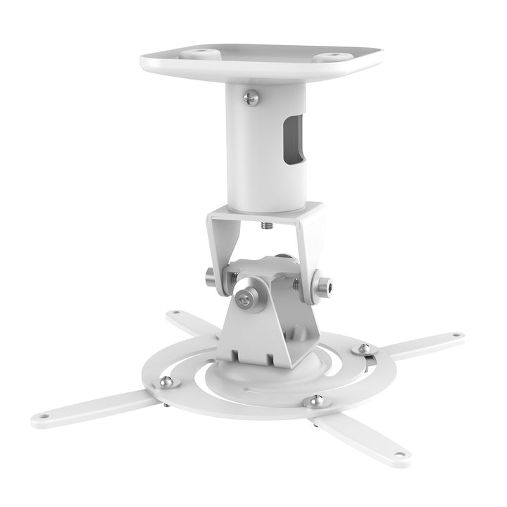 Support / suspension au plafond pour projecteur Maclean, en acier, 180 à 310 mm, jusqu'à 15 kg, MC-208 W