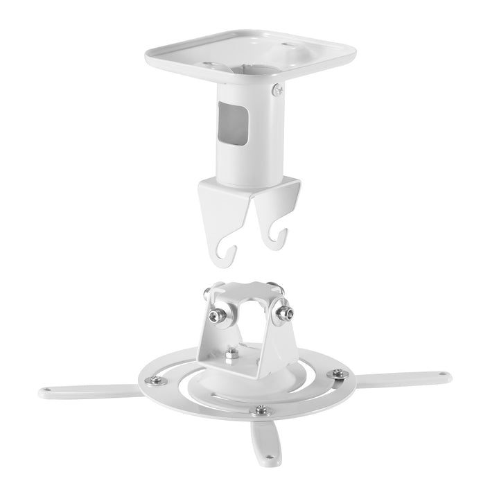 Support / suspension au plafond pour projecteur Maclean, en acier, 180 à 310 mm, jusqu'à 15 kg, MC-208 W