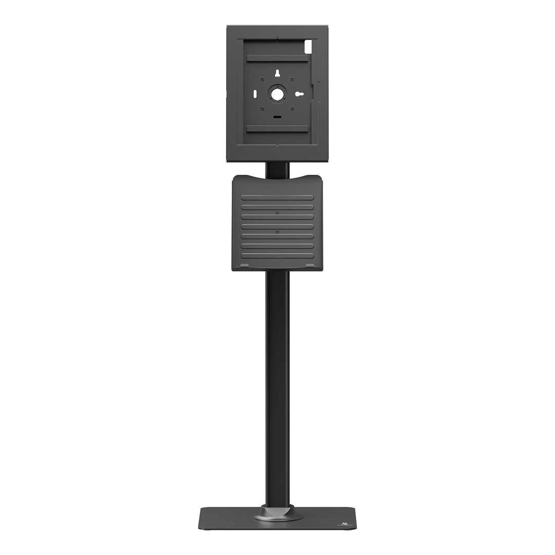 Support publicitaire pour tablette Maclean, avec système de verrouillage. 12,4" à 13", iPad Air/Pro, Samsung Tab S10+/S9+/S8+/S7+, 257 x 350 x 22 mm, MC-924 B