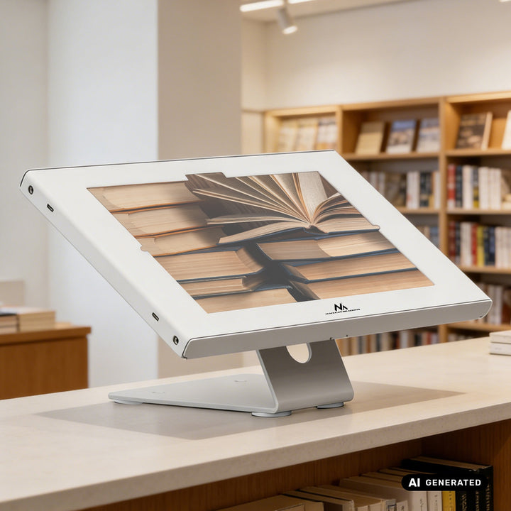 Support publicitaire pour tablette Maclean, avec système de verrouillage, 10,9" à 11", iPad Air/Pro, Samsung Tab séries A et S, 220 x 323 x 22 mm, MC-957 W