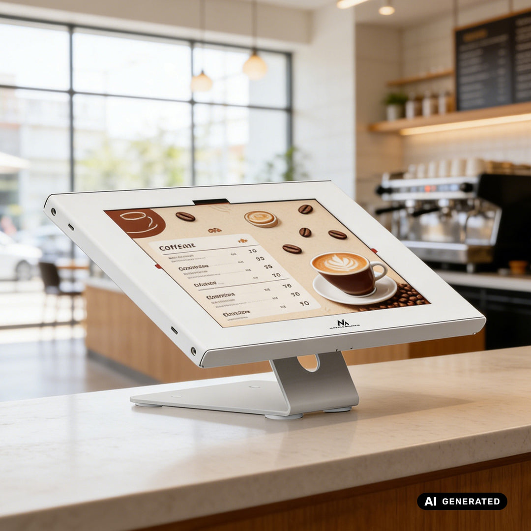 Support publicitaire pour tablette Maclean, avec système de verrouillage, 10,9" à 11", iPad Air/Pro, Samsung Tab séries A et S, 220 x 323 x 22 mm, MC-957 W