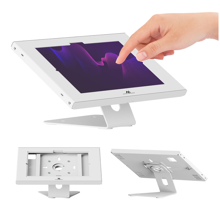 Support publicitaire pour tablette Maclean, avec système de verrouillage, 10,9" à 11", iPad Air/Pro, Samsung Tab séries A et S, 220 x 323 x 22 mm, MC-957 W