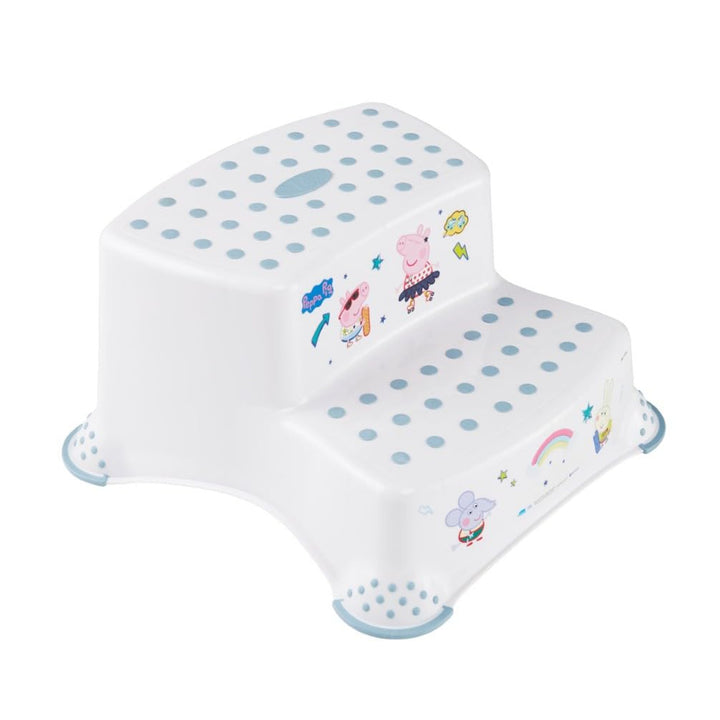 Marchepied antidérapant Keeeper, deux marches, max. 120 kg, facile à nettoyer, Peppa Pig