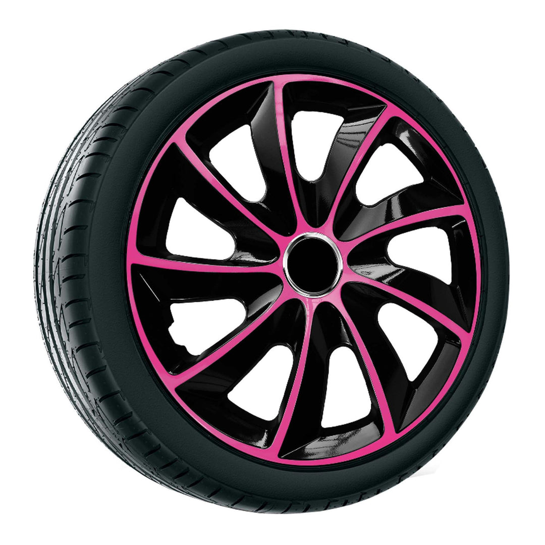 Capuchon universel 14'' NRM Stig Extra rose et noir 1 pièce