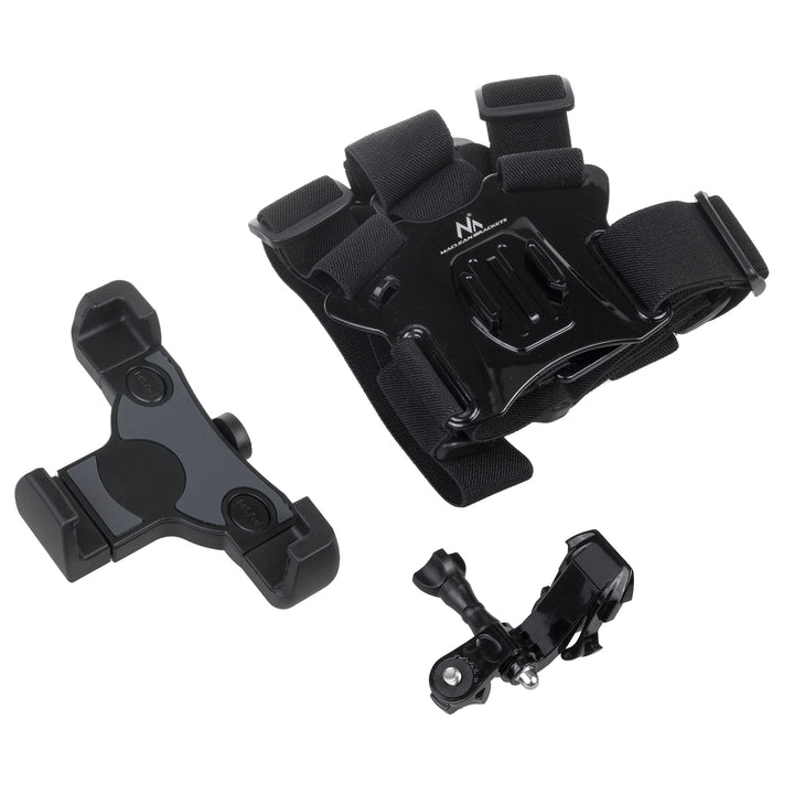 Sac à dos avec signal LED, télécommande, étanchéité : télécommande IPx5, sac à dos IPX2 + harnais sport pour téléphone Maclean MC-445