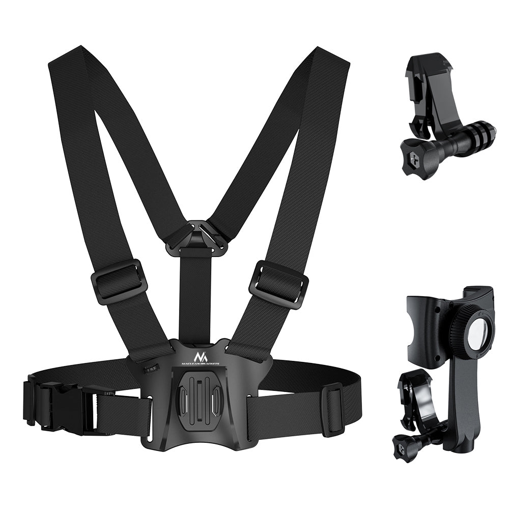 Sac à dos avec signal LED, télécommande, étanchéité : télécommande IPx5, sac à dos IPX2 + bretelles sport universelles, pour téléphone, appareil photo, caméra GoPro et autres, poignée pivotante, MC-294
