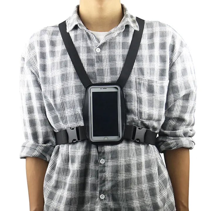 Sac à dos avec signal LED, télécommande, étanchéité : télécommande IPx5, sac à dos IPX2 + bretelles sportives pour téléphone Maclean, universelles, MC-446