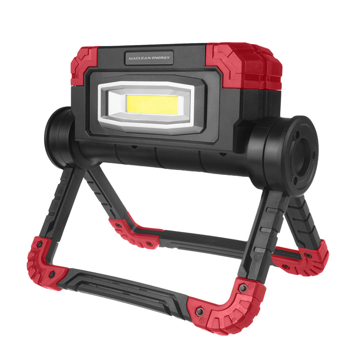 Lampe de travail LED COB Maclean, 300 lm, 3 modes d'éclairage, température de couleur 6500K, MCE439 2 pièces + 8 piles Varta Industrial AA
