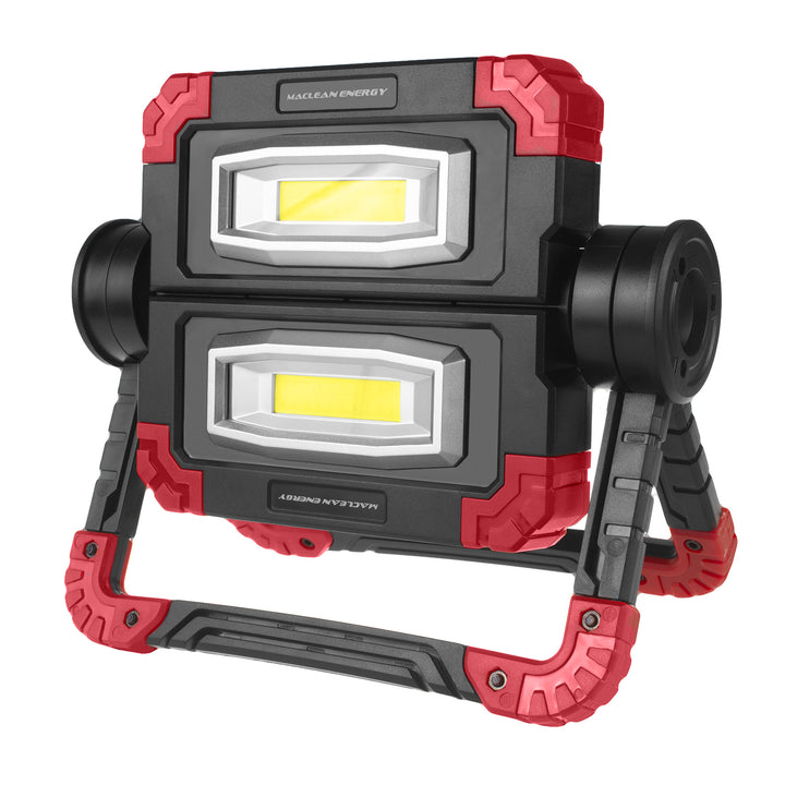 Lampe de travail LED COB Maclean, 300 lm, 3 modes d'éclairage, température de couleur 6500K, MCE439 2 pièces + 8 piles Varta Industrial AA