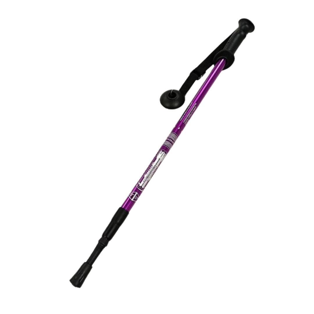 Bâtons en aluminium Nordic Walking 65-135 cm télescopiques violets