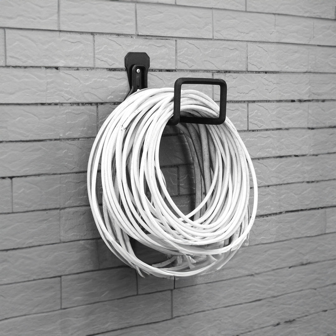 Support mural pour garage Maclean, pour pneus, outils de jardinage, échelle, tuyaux, vélos, en acier, charge max. 35 kg, MC-441, 3 pièces