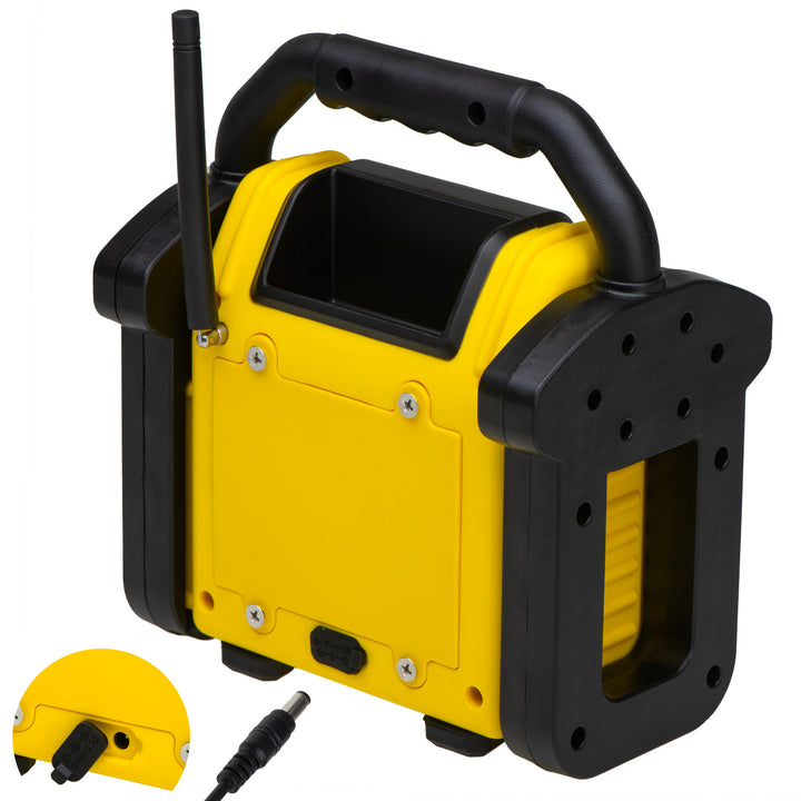 Radio de chantier Adler, Bluetooth 5.1, IPX 54, puissance 10 W, AD 1911