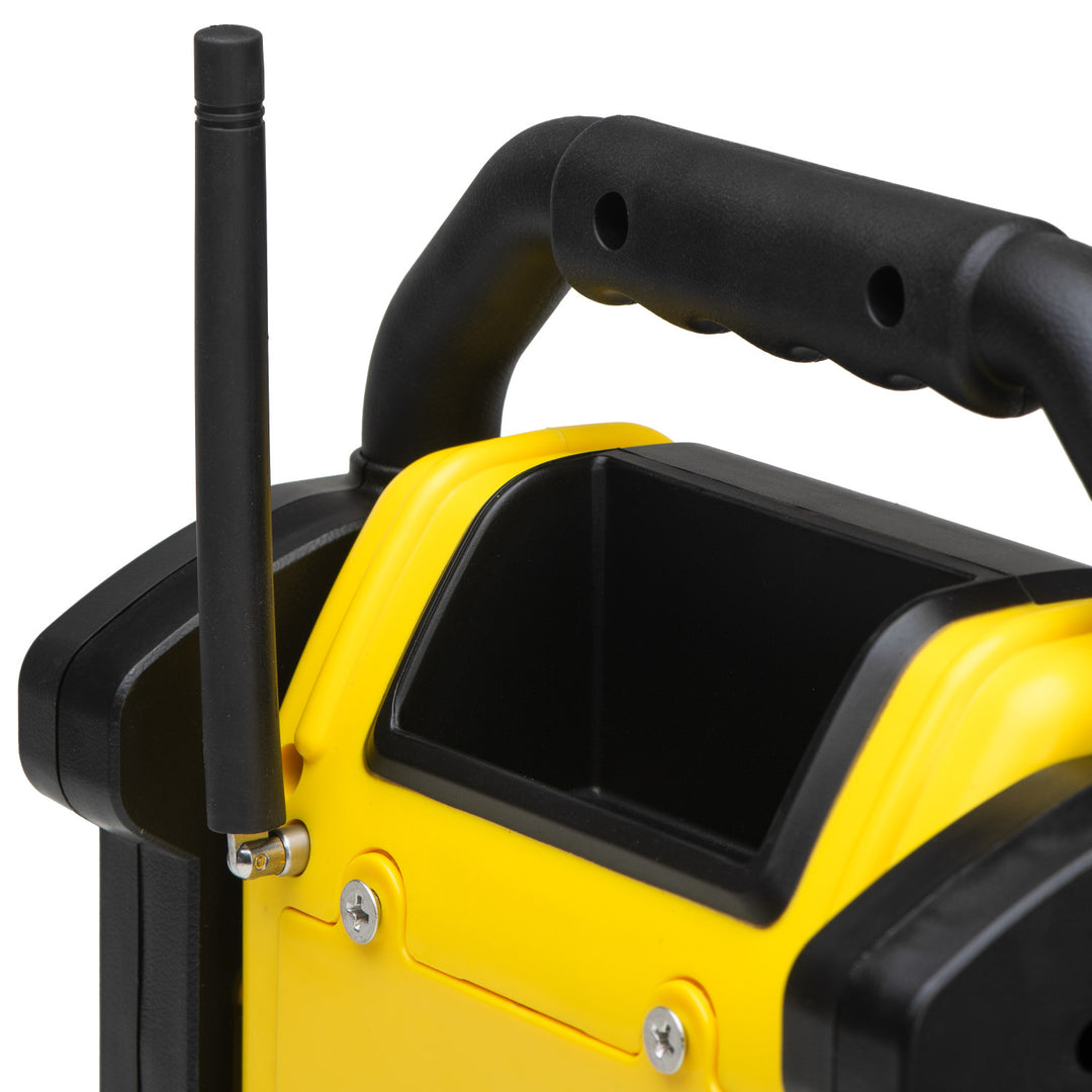 Radio de chantier Adler, Bluetooth 5.1, IPX 54, puissance 10 W, AD 1911