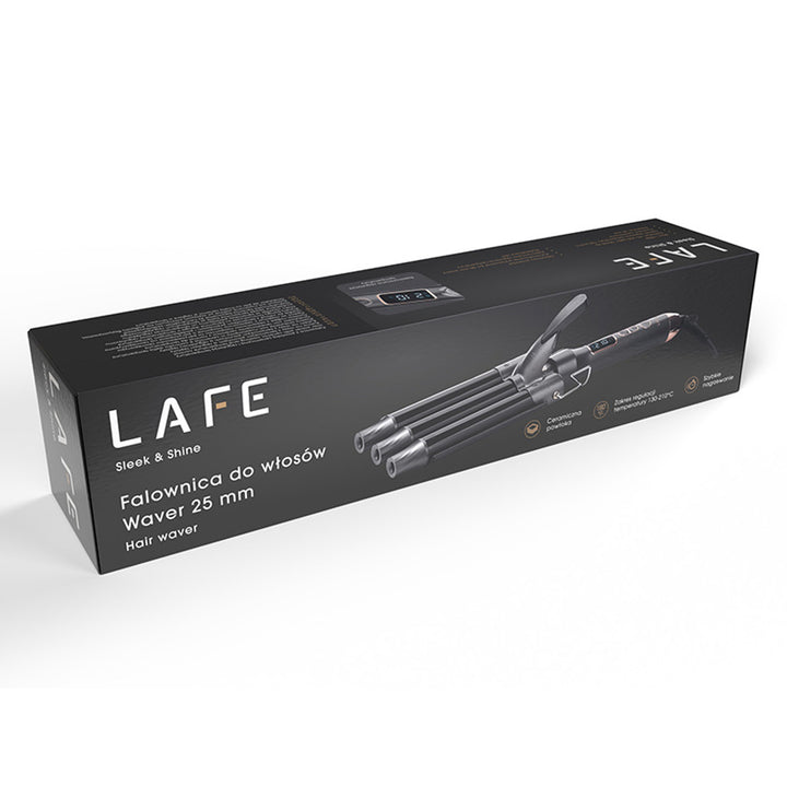 Fer à friser LAFE, diamètre de la résistance 25 mm, puissance 105 W, Sleek & Shine Waver